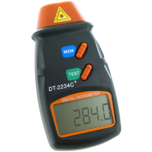 Digital Laser Tachometer - up to 99999 RPM Meter - Image one