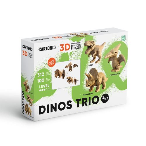 Dinos Trio Cartonic 3D Puzzle photo 3