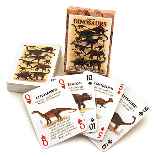 Dinosaurs Playing Cards - Image one