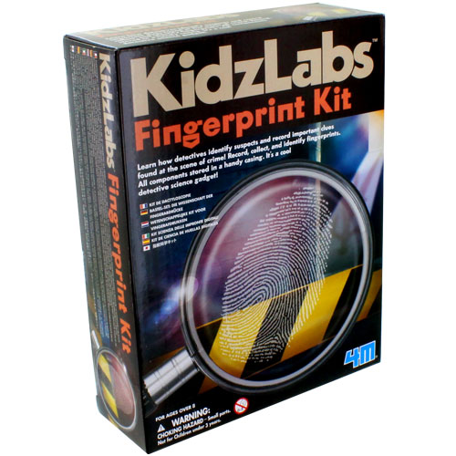 Christmas Science Fingerprint Kit Xmas Present Detective Educational Toy 