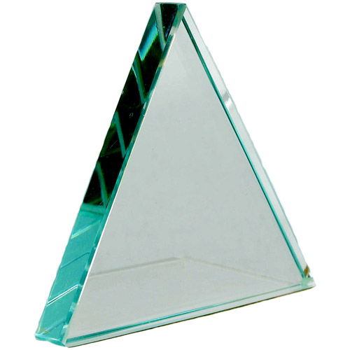 Equilateral Glass Refraction Prism 75 x 9 mm - Image one