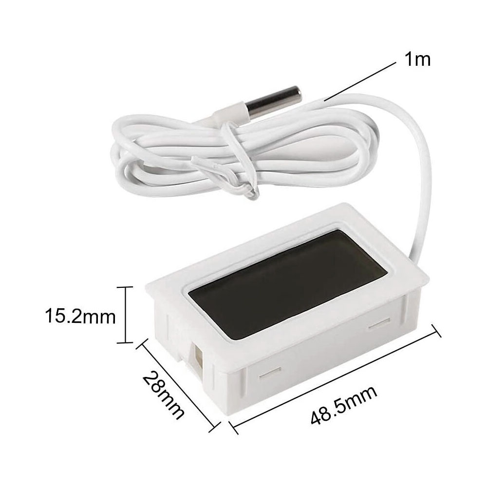 Fahrenheit Digital Thermometer Module with Probe -58F to 158F | xUmp