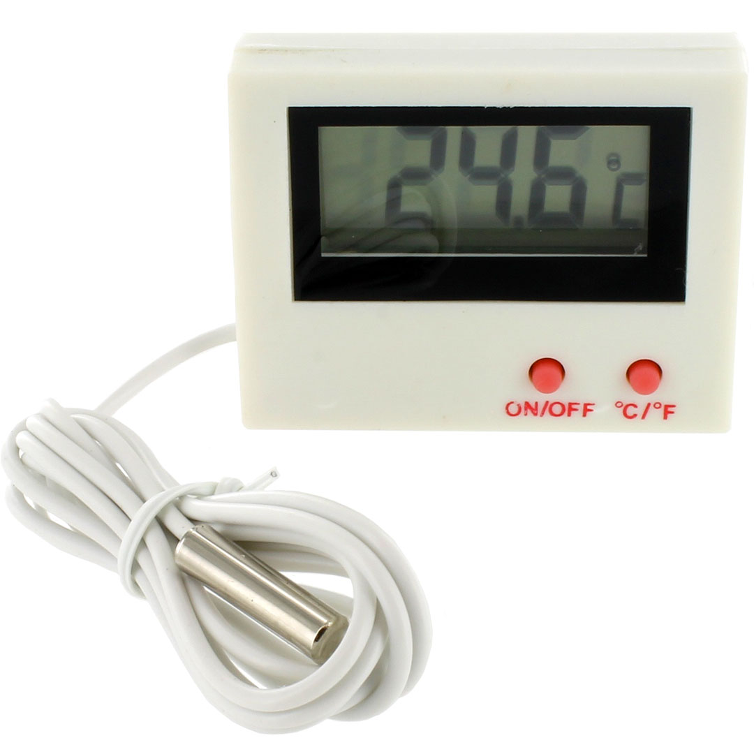 F/C Desktop Digital Thermometer with Probe - Image two