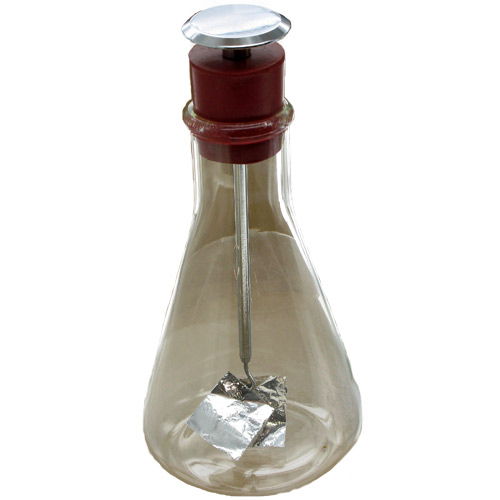Flask Electroscope for Electrostatic Experiments - Image one