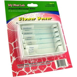 Flower Power Prepared Microscope Slides Set - Image One