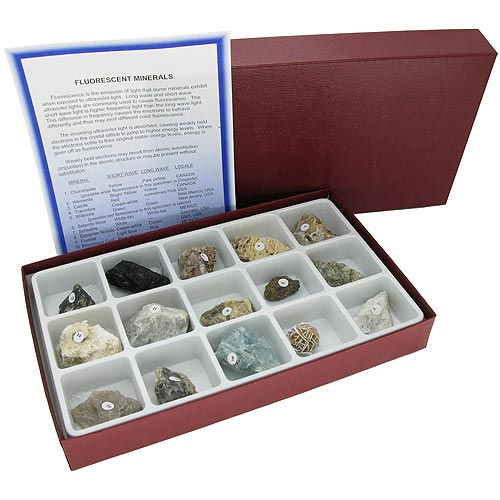 Fluorescent Minerals Collection - Short and Long Wave - Image one