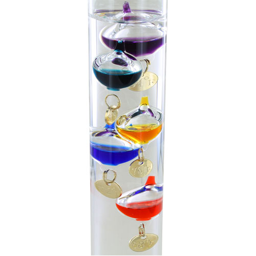 Galileo Thermometer - 11 inch tall - Image two