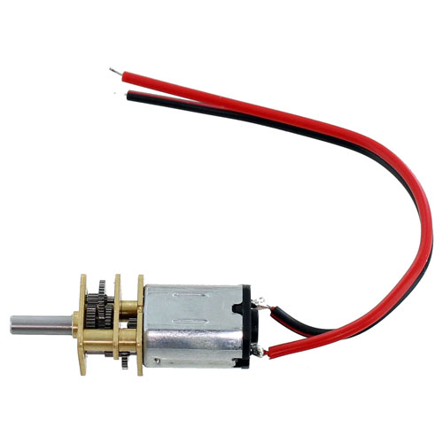 Geared Micro DC Motor N20 - 60RPM 6V  - Image one