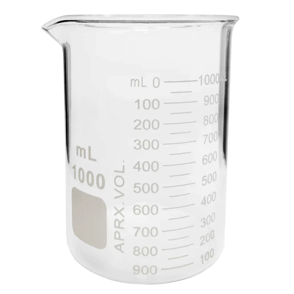 Glass Beaker - 1000ml - Image one