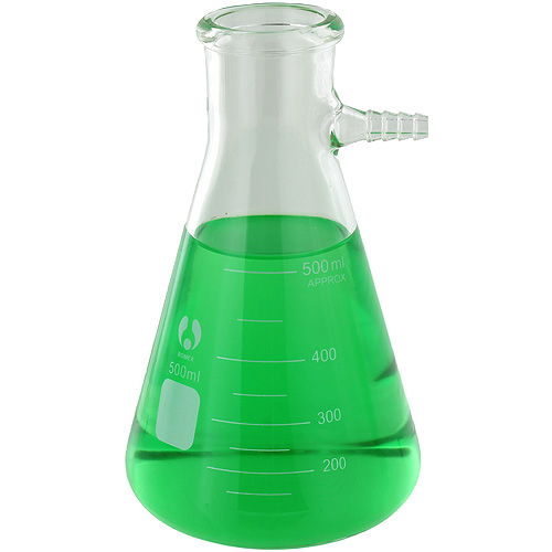 Glass Filtering Flask - 500ml - Image one