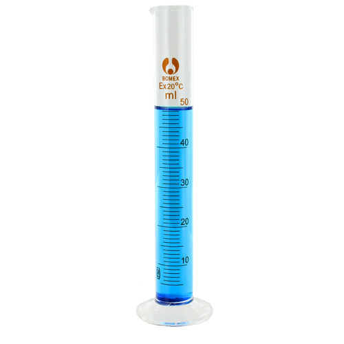 Glass Graduated Cylinder - 50ml - Image one