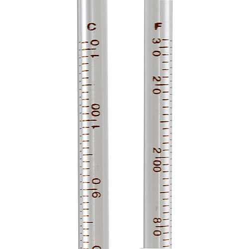 Glass Alcohol Thermometer - Dual C/F Scale - Image two