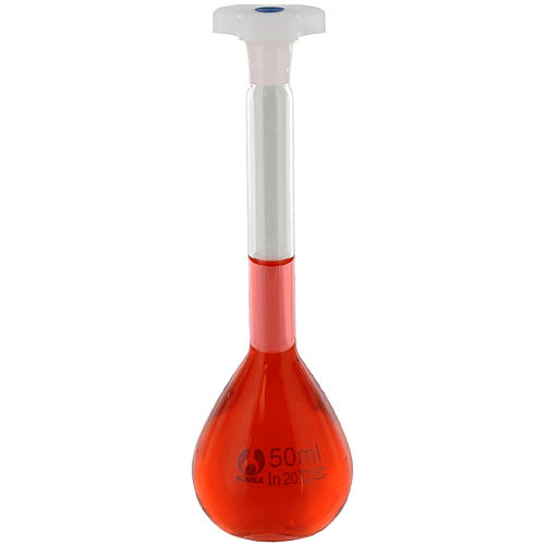 Glass Volumetric Flask - 50ml - Image one