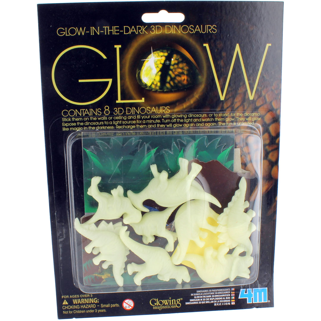 Glow-in-the-Dark 3D Dinosaurs - Image one