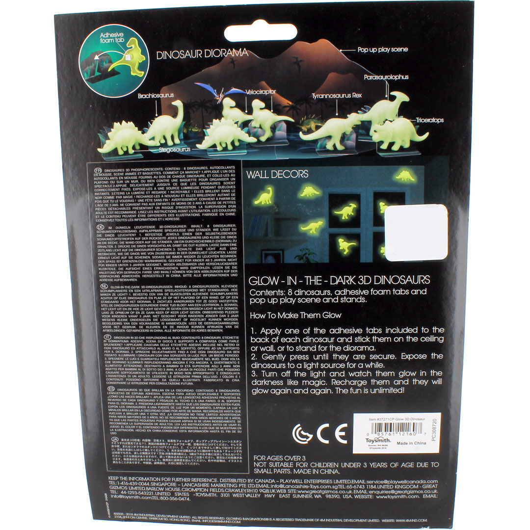 Glow-in-the-Dark 3D Dinosaurs - Image two