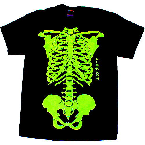 Glow Skeleton T-Shirt - Image two