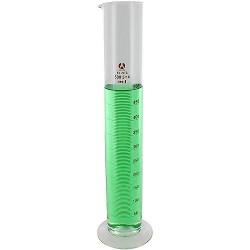 Glass Graduated Cylinder - 500ml - Image one