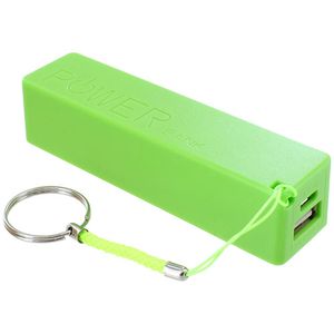 Green USB Power Bank - 2600mAh 5V 1A Photo 1