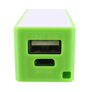Green USB Power Bank - 2600mAh 5V 1A Photo 2