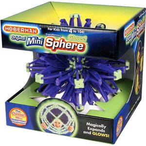 Hoberman Mini Sphere - Expanding Universe Glow - Image One