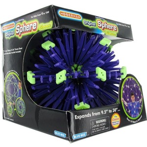 Photo of the Hoberman Sphere - Universe Glow