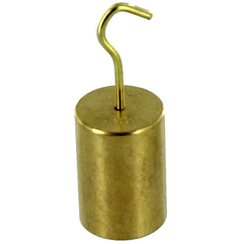 Hooked Brass Weight - 100g - Image one