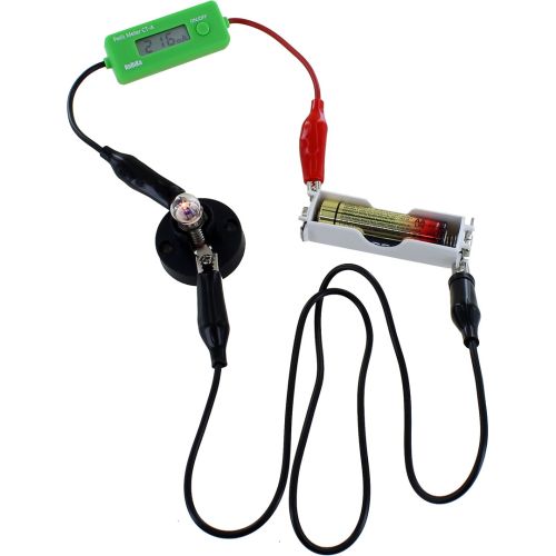 Inline Digital DC Ammeter - up to 3A - with Alligator Clips - Crabee photo 3