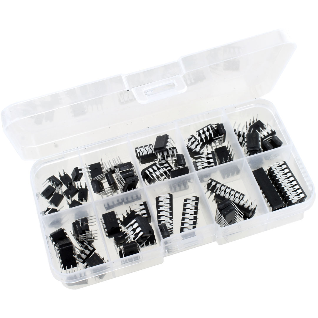 Integrated Circuits ICs Assortment Set - 85pcs - Image one