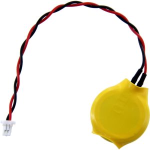 JST Connector CR2032 Lithium Battery with Wire Leads (CMOS) Photo 1