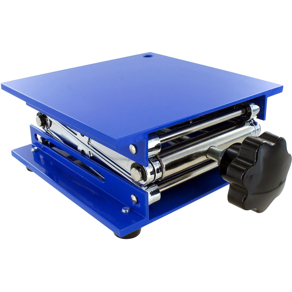 Laboratory Scissor Jack - Blue Enamel - Image two