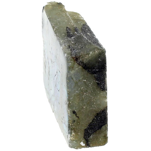 Labradorite Chunk - 1 inch with One Polished Side - Image two