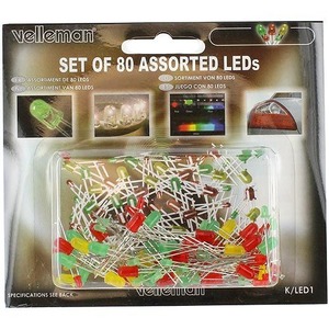 Photo of the LEDs Set - Assorted 80pcs