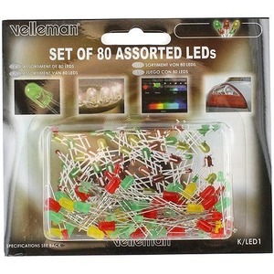 LEDs Set - Assorted 80pcs Photo 1