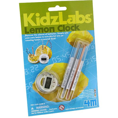 Toysmith 4M Lemon Clock 4464 
