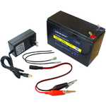 12V 21Ah Lithium-Ion Rechargeable Battery.