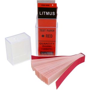 Litmus Red Test Paper - 100 strips - Image One