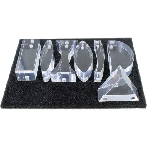 7-Piece Magnetic Acrylic Lens Set for Optics Demos photo 2