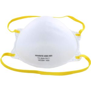 N95 FDA NIOSH Approved Makrite 9500 Respirator Face Mask - pack of 3 Photo 1