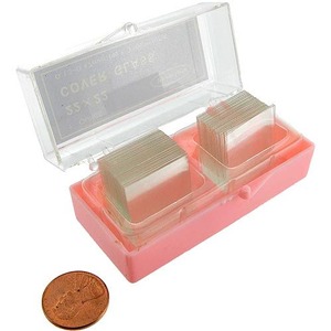 Microscope Cover Glass - 22x22mm 100pcs Photo 1