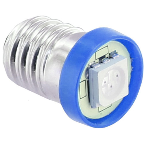 Mini LED Light Bulb - White - 3V DC E10 0.06W by