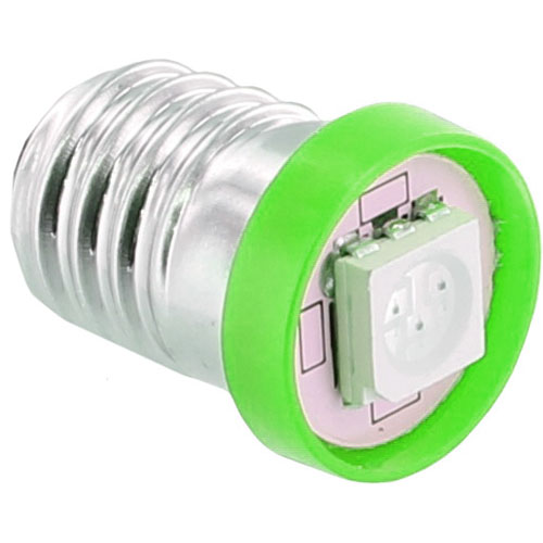 Mini COB Bulb - Green - E10 3VDC 0.18W - Image one