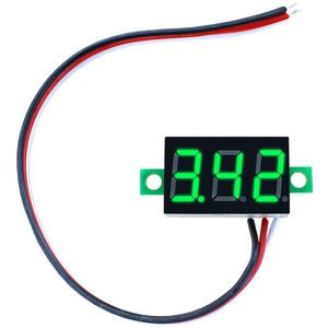 Mini Digital Voltmeter - 0V-30V - 3-Wire Photo 1