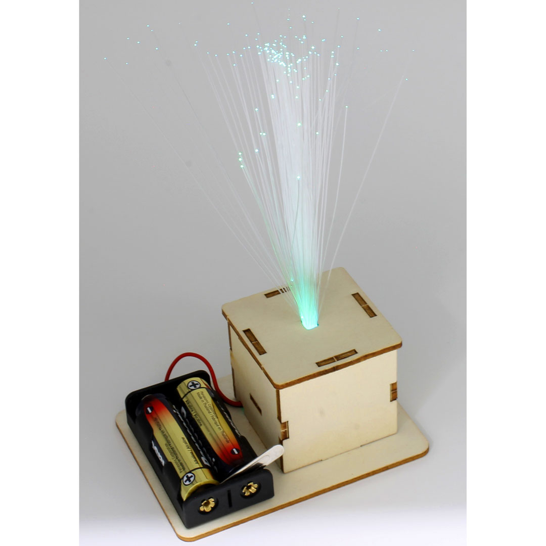 Mini Fiberoptic Lamp DIY STEM Kit - Image one