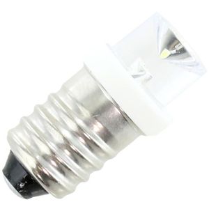 Mini LED Conelight Bulb - E10 3VDC White Photo 1