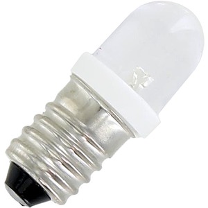 Mini LED Light Bulb - White - 3V DC E10 0.06W Photo 1