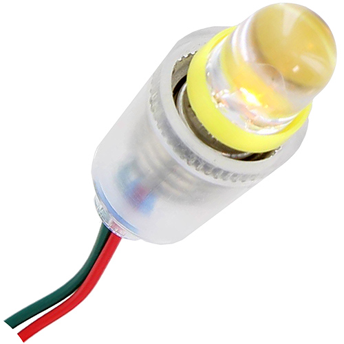 Mini LED Light Bulb - Yellow - 3V DC E10 0.06W - Image two