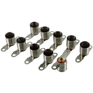 Mini E10 Bulb Socket with Terminals - Pack of 10 Photo 1