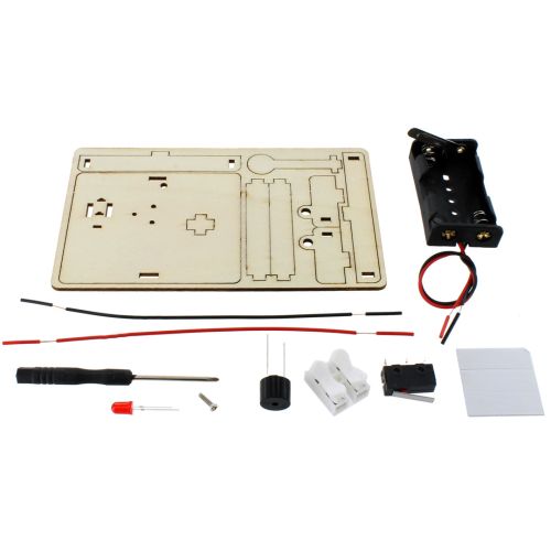 ECO-Wood Morse Code Telegraph DIY STEM Kit photo 2