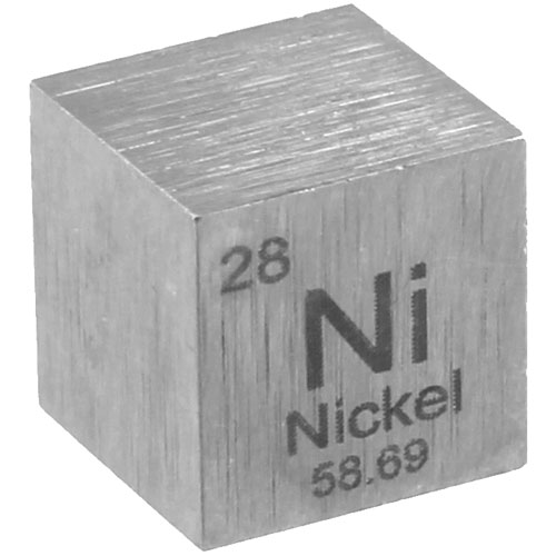 Nickel Metal Cube 10mm 99.95 Pure xUmp