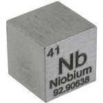 Niobium Metal Cube - 10mm 99.95 Pure .